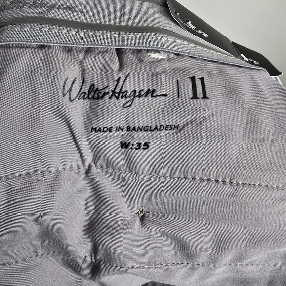 Walter Hagen, New, Perfect 11 Green Textured Seersucker Golf Shorts, Size 35 - Picture 8 of 14